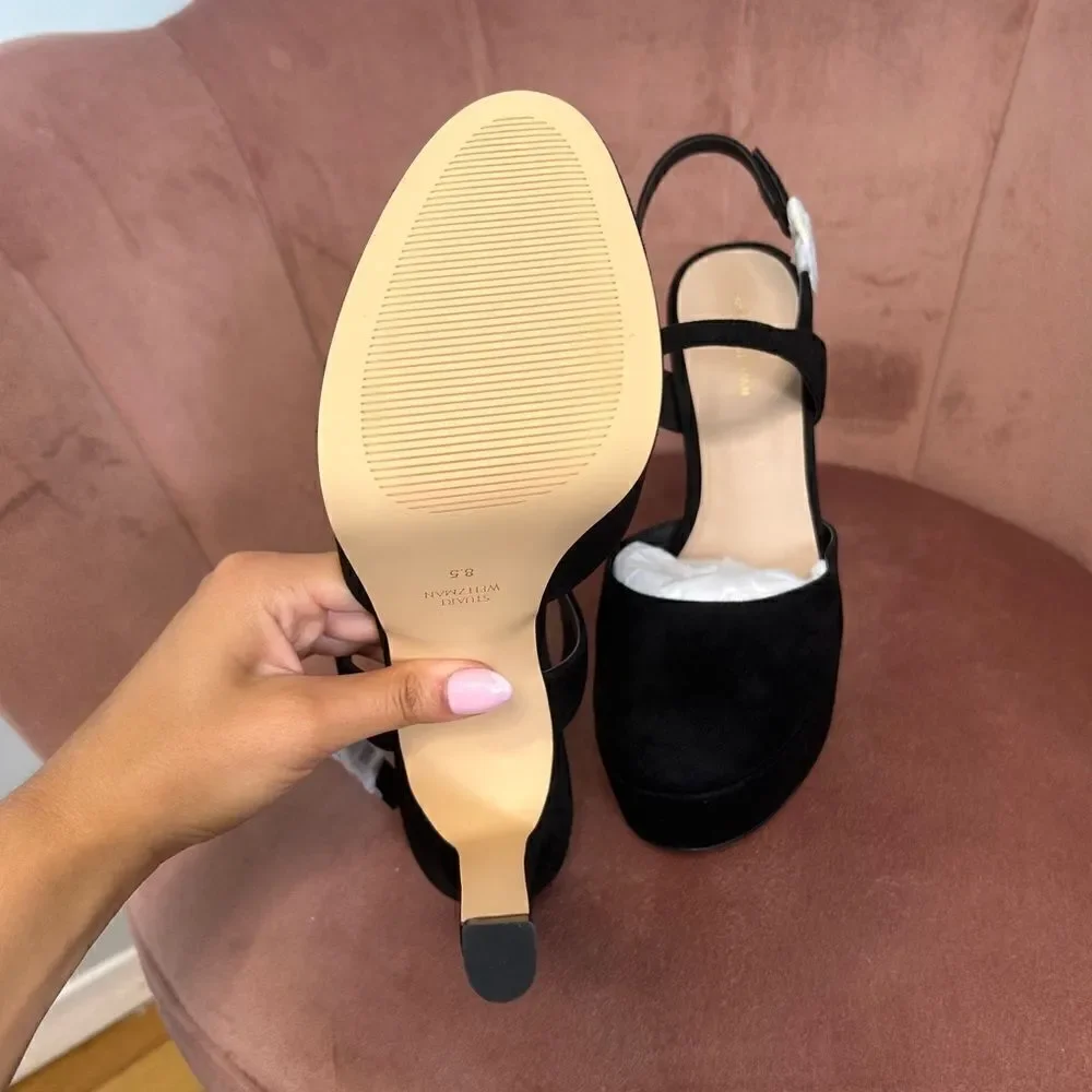Stuart Weitzman suede heels